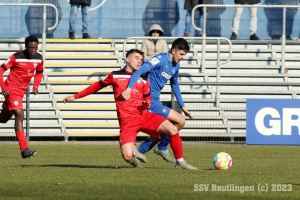 A-Junioren Bundesliga Sued-Suedwest - Karlsruher SC U19 vs. SSV U19 (11.02.23)