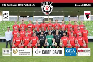 Fussball OL | SSV Reutlingen Mannschaft 2017/18