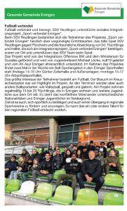 Inklusion Fussball verbindet