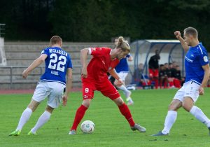 Willie Sauerborn beim Angriff in Neckarsulm