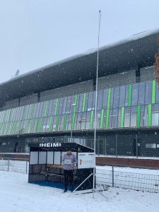 Das neue Videoanalyse-Equipment für die Jugendabteilung des SSV Reutlingen wird getestet