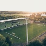 Stadion an der Kreuzeiche im Lockdown
