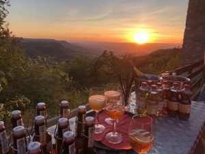 Sonnenuntergang Wanderheim Rossberg Reutlingen
