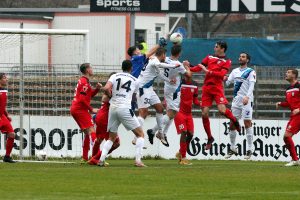 Strafszene beim Heimspiel gegen Bissingen