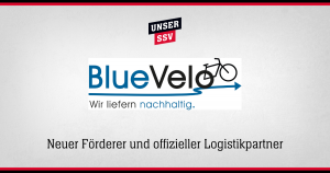 BlueVelo - offizieller Logistikpartner des SSV Reutlingen