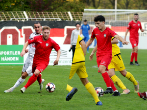 Vertragsverlängerung Samuel Mayer (r.) und Furkan Özüdogru