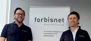 Ferdinand Schneider und Peter Wolf vom forbusinet business club