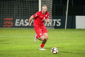 Nils Staiger beim Heimspiel gegen den FSV Hollenbach