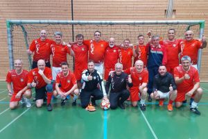 Die AH des SSV Reutlingen mit der Mannschaft aus Noyon/Frankreich