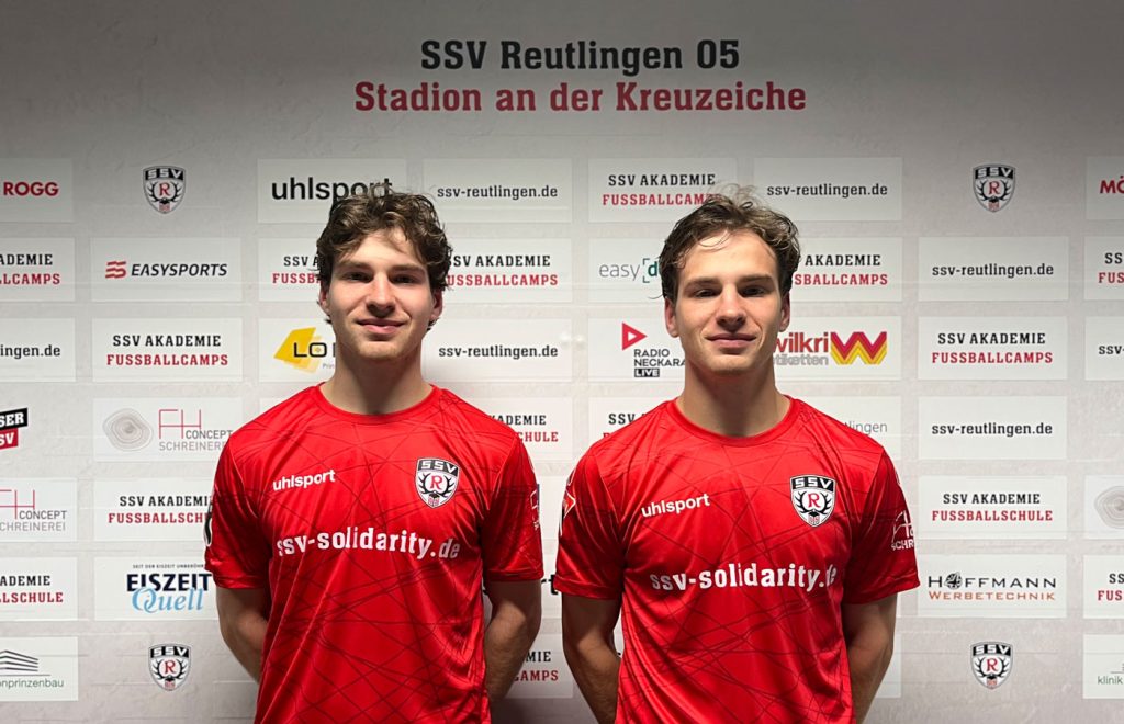 Tanner und Carson Hodgson Pressofoto beim SSV Reutlingen