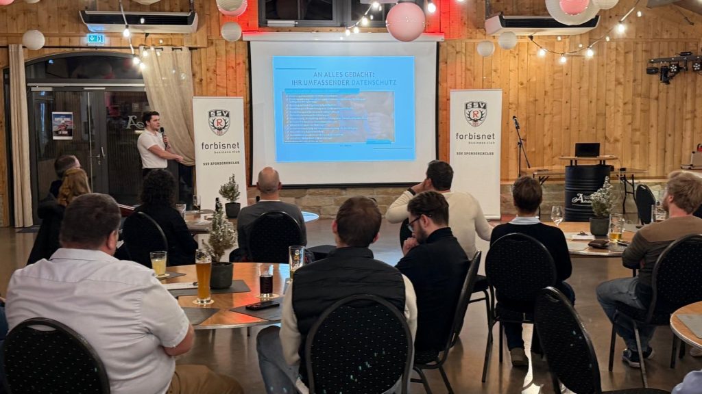 Der SSV Sponsorenclub verbindet Unternehmen: Datenschutz-Impuls, Schutzkonzept und intensiver Austausch unter Partnern des SSV Reutlingen 05.